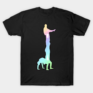 A women’s trio doing bridge column T-Shirt